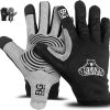 Guantes de levantamiento de pesas Bear Grips -Negro