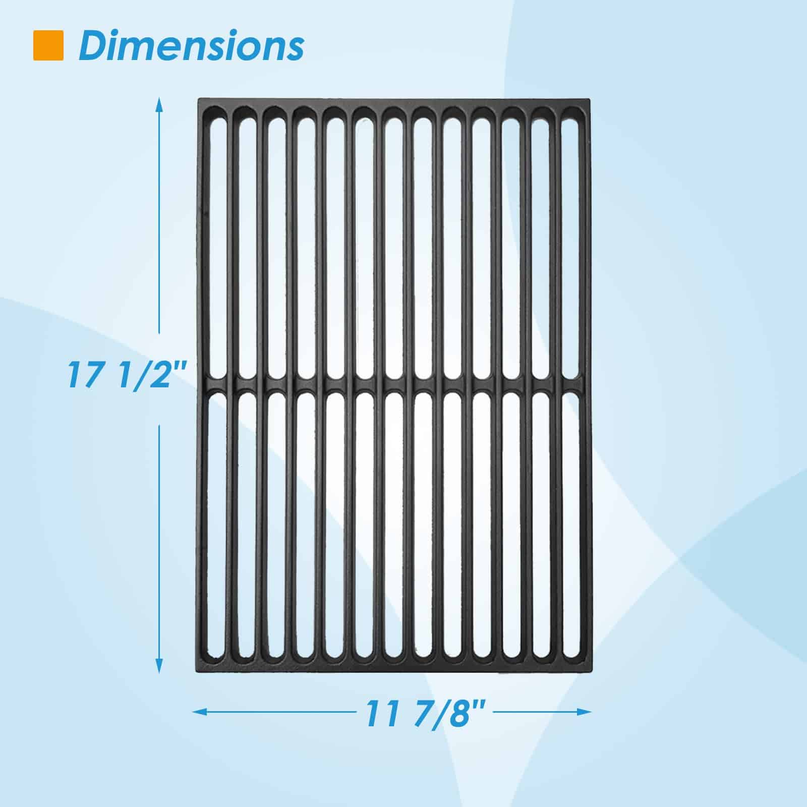 Parrillas de Reemplazo BBQration 7526 7527 17.5" para Weber - Imagen 6