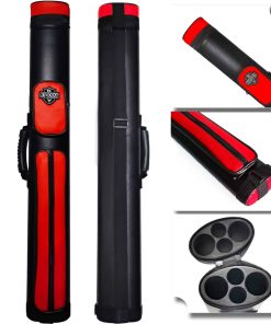 Estuche rígido para tacos de billar ovalado BY SPORTS 2x2