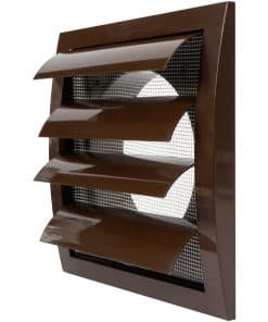 Campana de escape marrón de 5 pulgadas con pantalla de