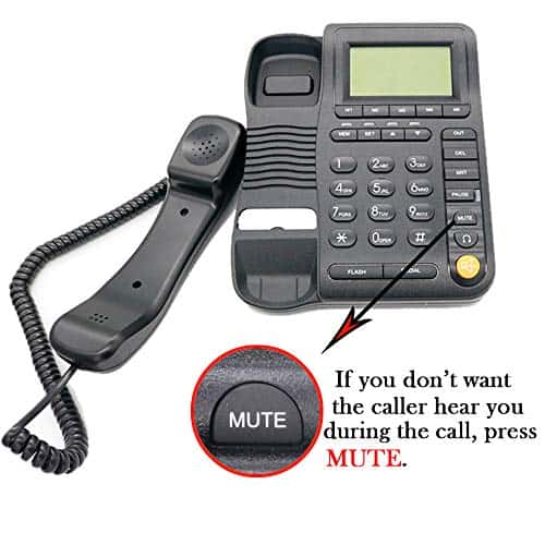 Teléfono de oficina con auricular JeKaVis J-P17 Teléfono de - Imagen 3