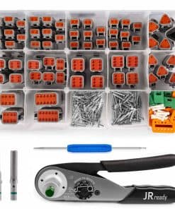 Kit de Conectores Deutsch JRready ST6146 con Crimpadora,