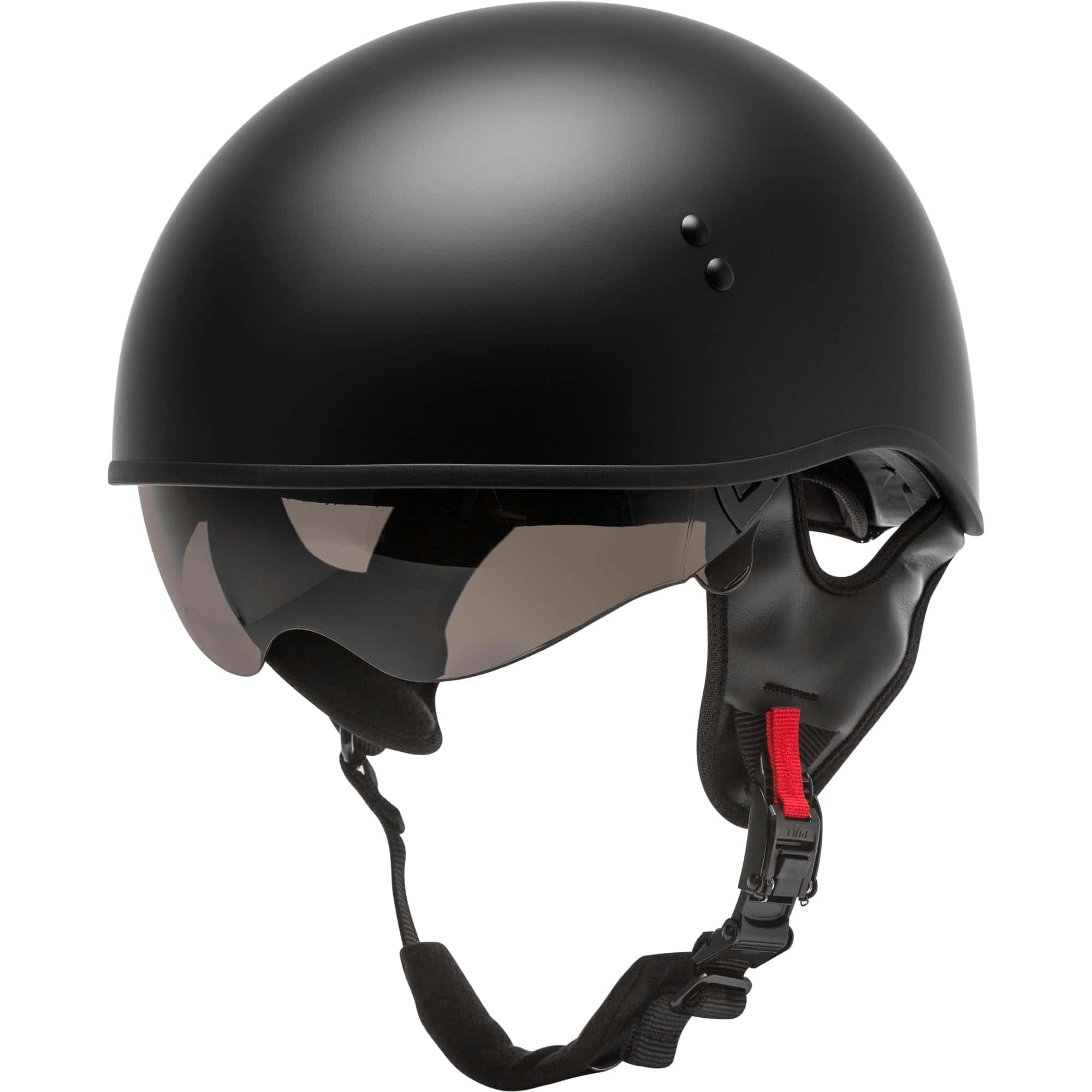 Casco semicarenado GMAX HH-65 Naked (Negro Mate, X-Small) -
