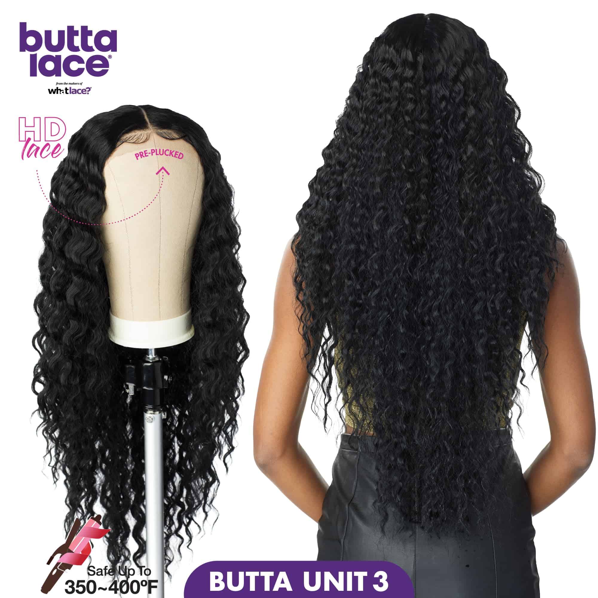 Sensationnel Butta Lace Wigs - Unidad 3 Extra Ancho 5 - Imagen 5