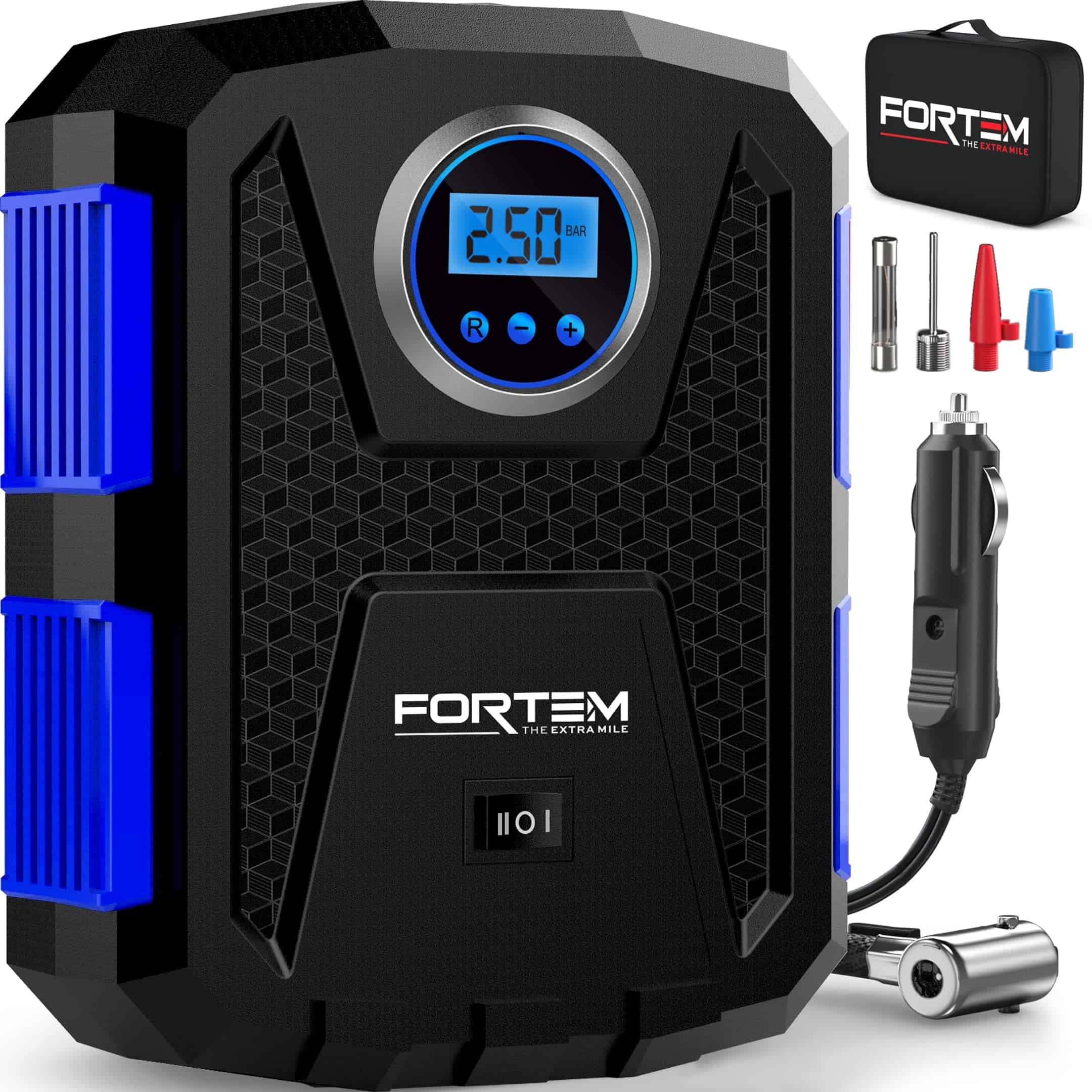 Compresor de aire portátil FORTEM 150 PSI, bomba de