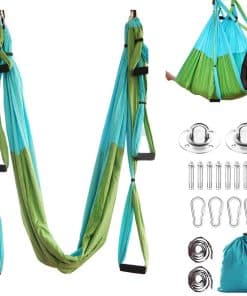 Set de Columpio de Yoga Aéreo Trapecio Kit de Hamaca de