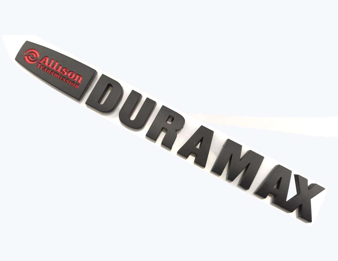 2pcs Emblemas de Insignias Allison Duramax Compatible con - Imagen 3