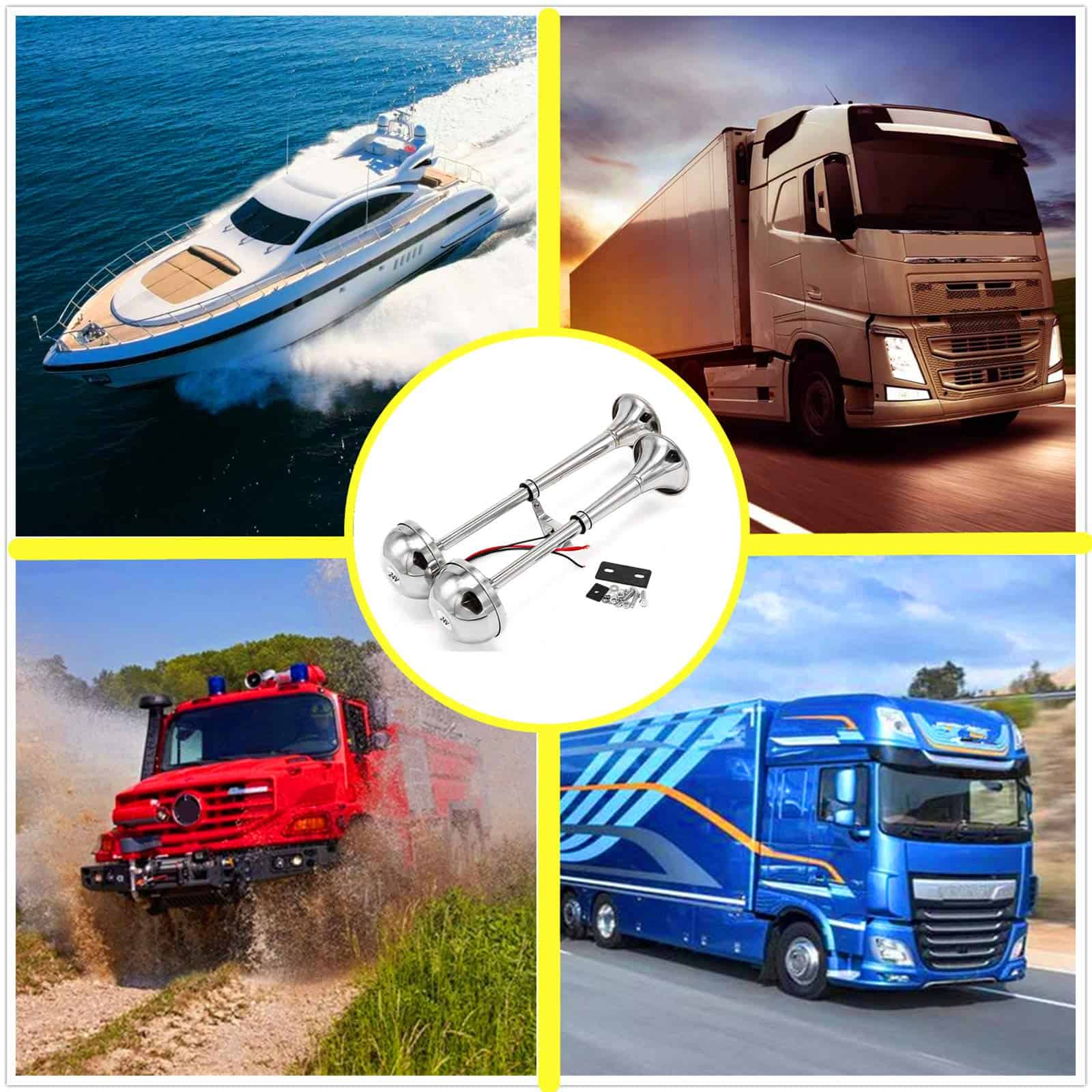 Claxon eléctrico para vehículos de 24V - Marino, Carros, - Imagen 6