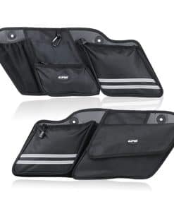 AUFER 2PCS Organizador de Bolsa de Alforja Dura Compatible