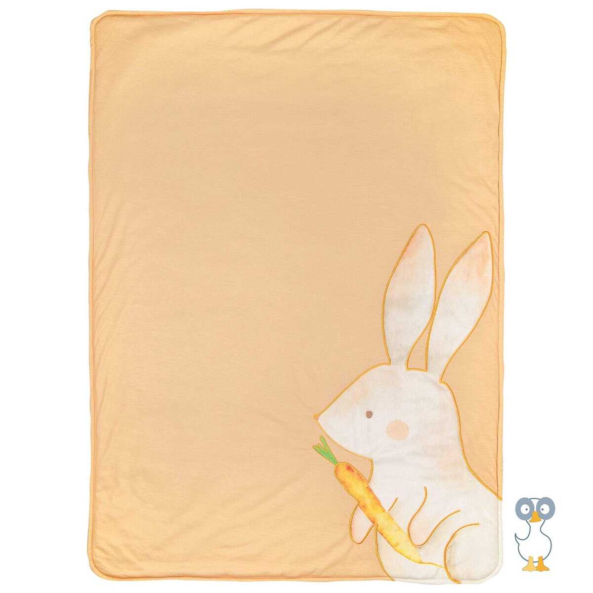 Manta de bebé con aplique GooseWaddle, súper suave y