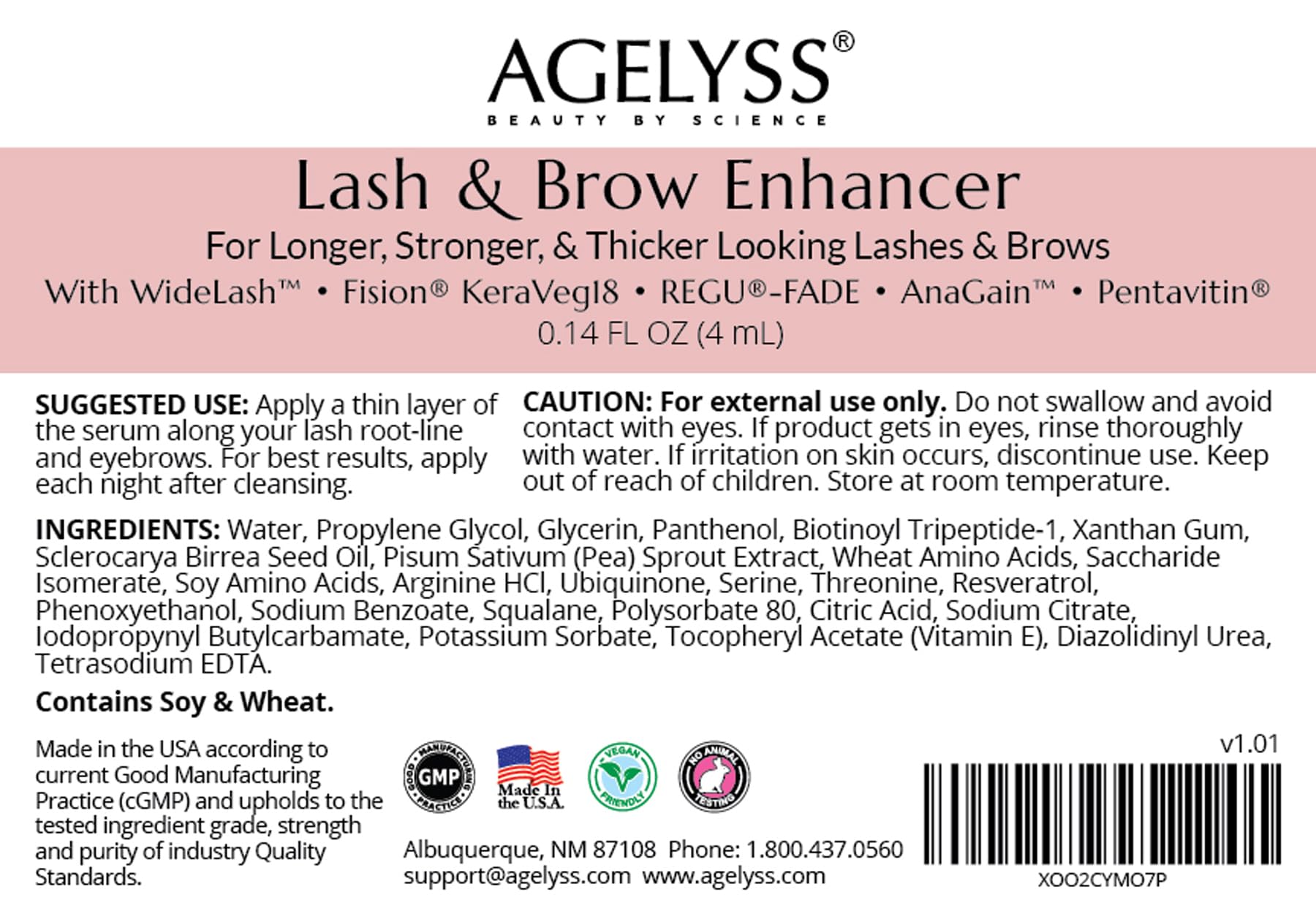 Agelyss Lash & Brow Enhancer - Alargador, Fortalecedor y - Imagen 6