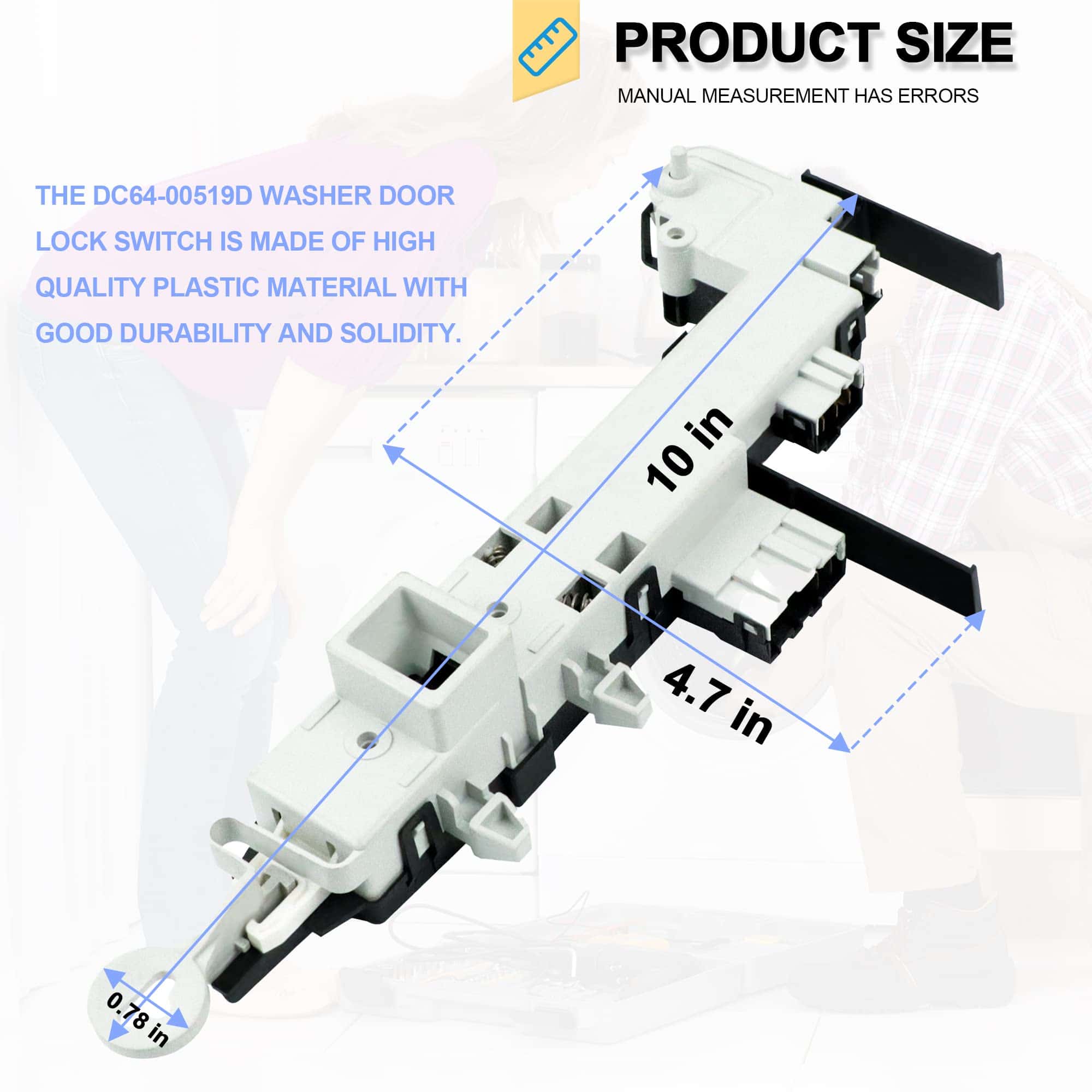 Switch de Bloqueo de Puerta DC64-00519D Original OEM de - Imagen 6