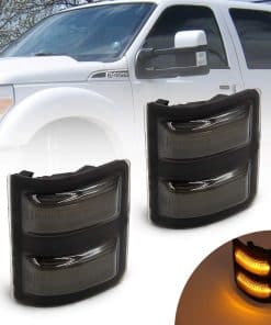 Luz de marcador de espejo lateral LED NJSBYL para F250 F350