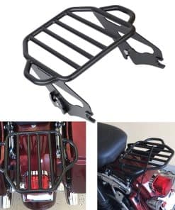 AUFER Portaequipajes desmontable ajustable negro de dos