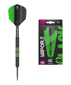 Juego de Dardos Target Vapor 8 Negro Verde 24G 80%