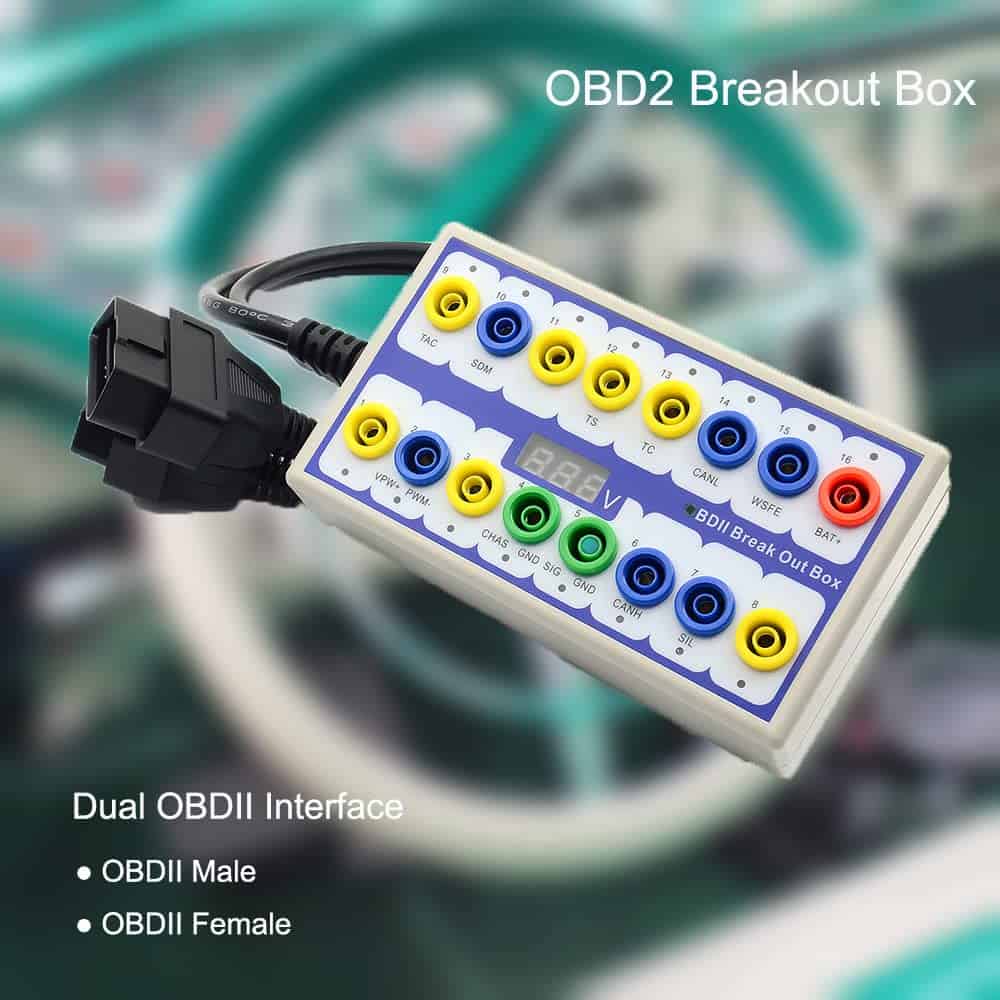 OBD2 Breakout Box, Herramienta de Escaneo de Diagnóstico - Imagen 3