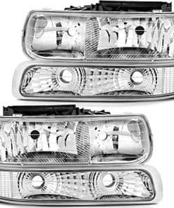 Conjunto de Faros Delanteros LBRST para Chevrolet Silverado