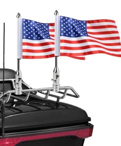 Gdcreestar 2 Pack Soporte de Bandera para Motocicleta