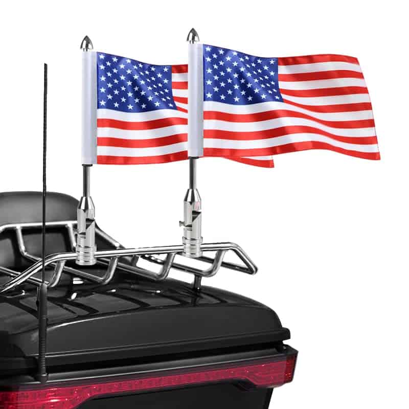Gdcreestar 2 Pack Soporte de Bandera para Motocicleta