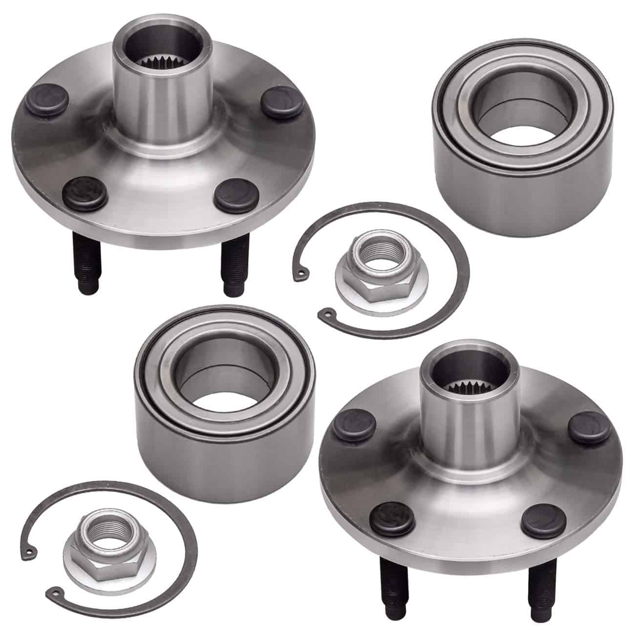 TUCAREST 518517 x2 Rodamiento y Cubo de Rueda Delantero