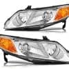 Conjunto de Faros ECCPP Para Honda Civic 2006-2011 Lado del