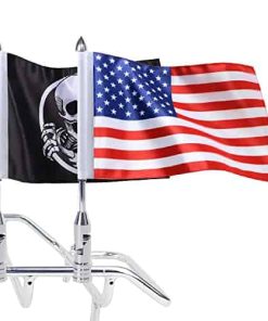 Soporte de Bandera de Motocicleta Plegable 90� Gdcreestar