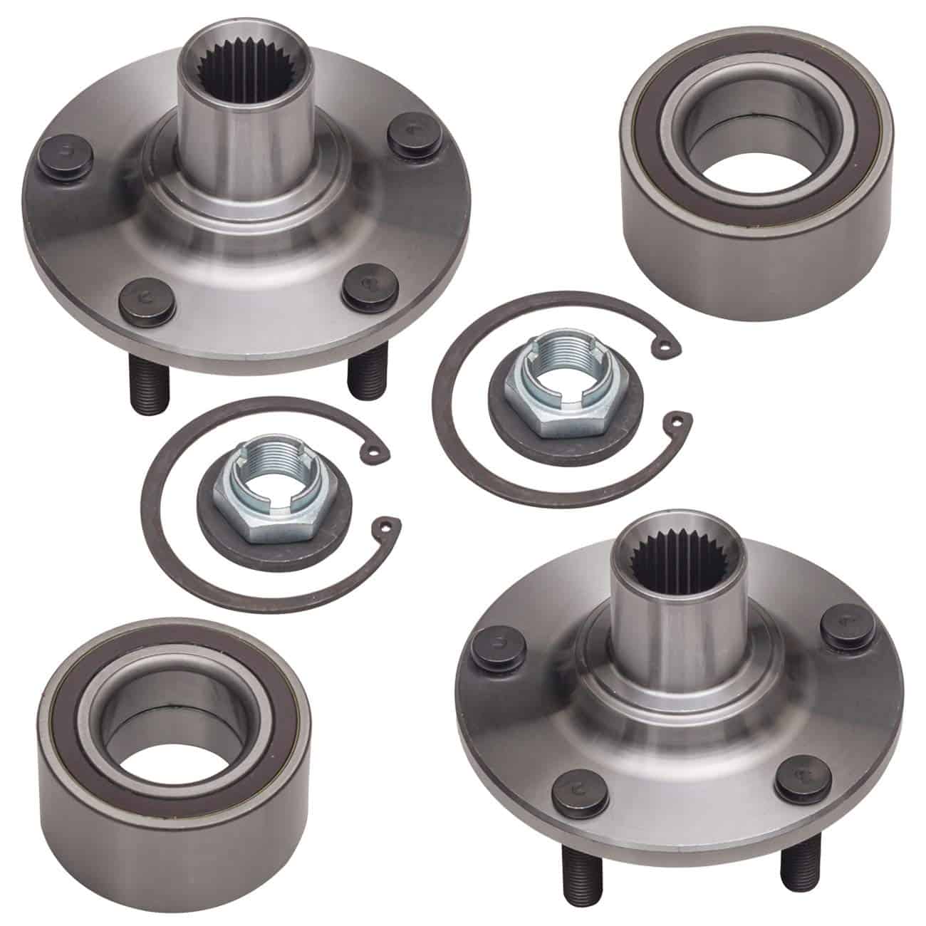 TUCAREST 518519 x2 Cojinete de Rueda Delantero y Buje