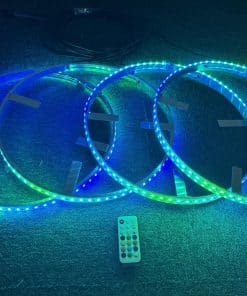 Sando Tech 4PCS 17.5" Luces de Anillo de Rueda LED Dream