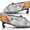 LBRST Conjunto de Faros Delanteros Para Honda Civic Sedán 4
