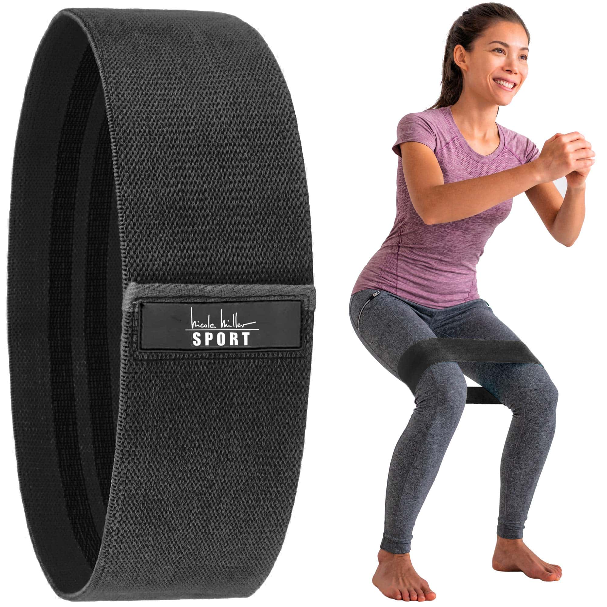 Banda de Resistencia para Glúteos y Cadera Nicole Miller