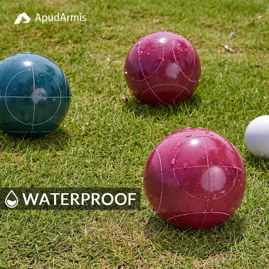 ApudArmis Bolas Pallino Bocce Blancas de 51mm de Reemplazo, - Imagen 6