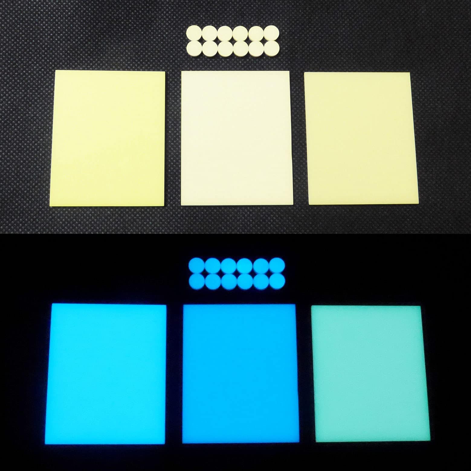 Material de incrustación Luminlay para tapa / 45mm*55mm /