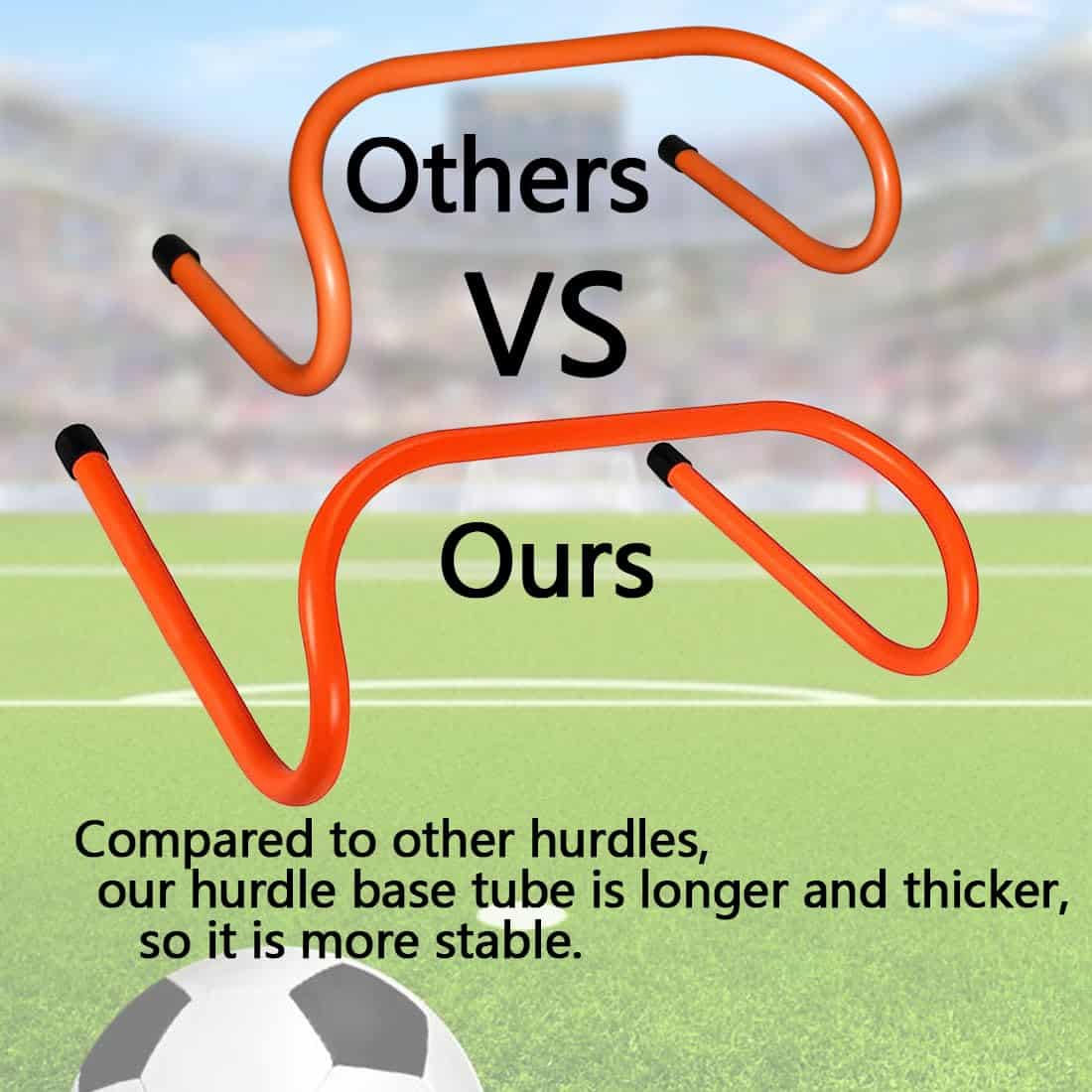 Set de 12 Vallas de Entrenamiento de Velocidad y Agilidad - Imagen 4