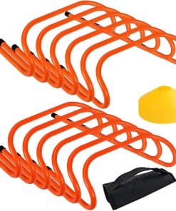 Set de 12 Vallas de Entrenamiento de Velocidad y Agilidad