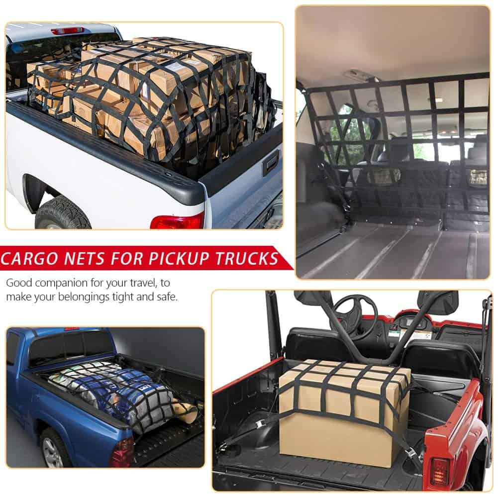 Red de carga Surmountway para cama de camioneta (42" x - Imagen 4