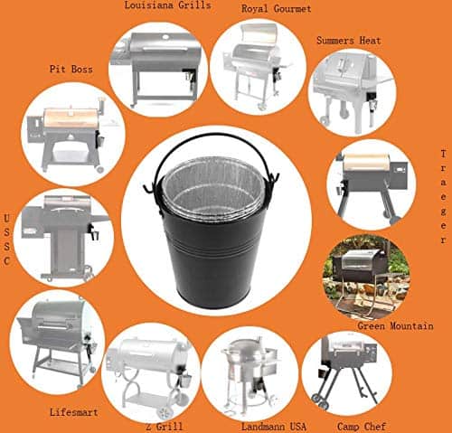 Cubeta de Grasa de Goteo y 12 Forros para Traeger Serie - Imagen 7