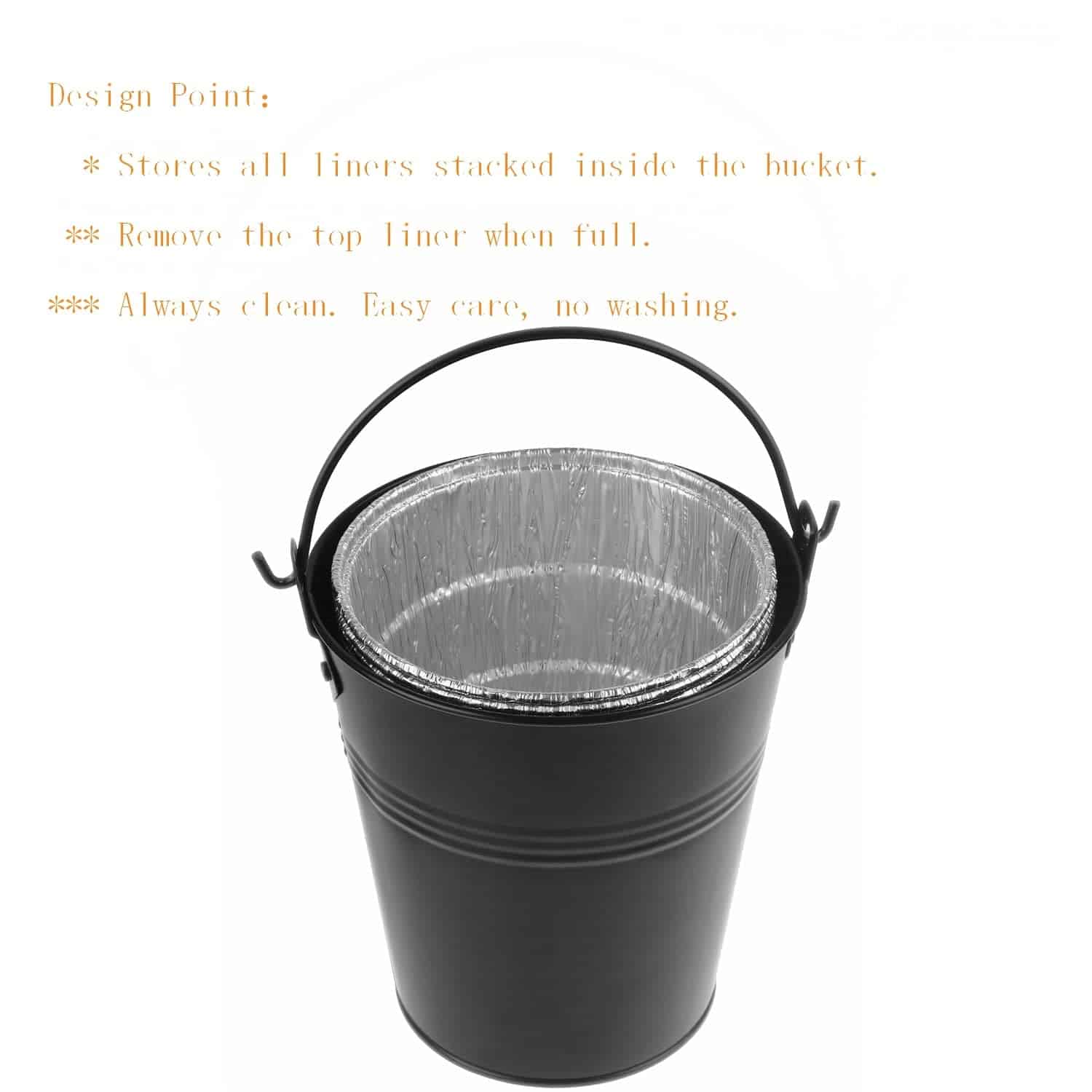 Cubeta de Grasa de Goteo y 12 Forros para Traeger Serie - Imagen 5