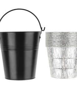 Cubeta de Grasa de Goteo y 12 Forros para Traeger Serie