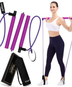Kit de Barra de Pilates Viajero con 2 Bandas de Resistencia