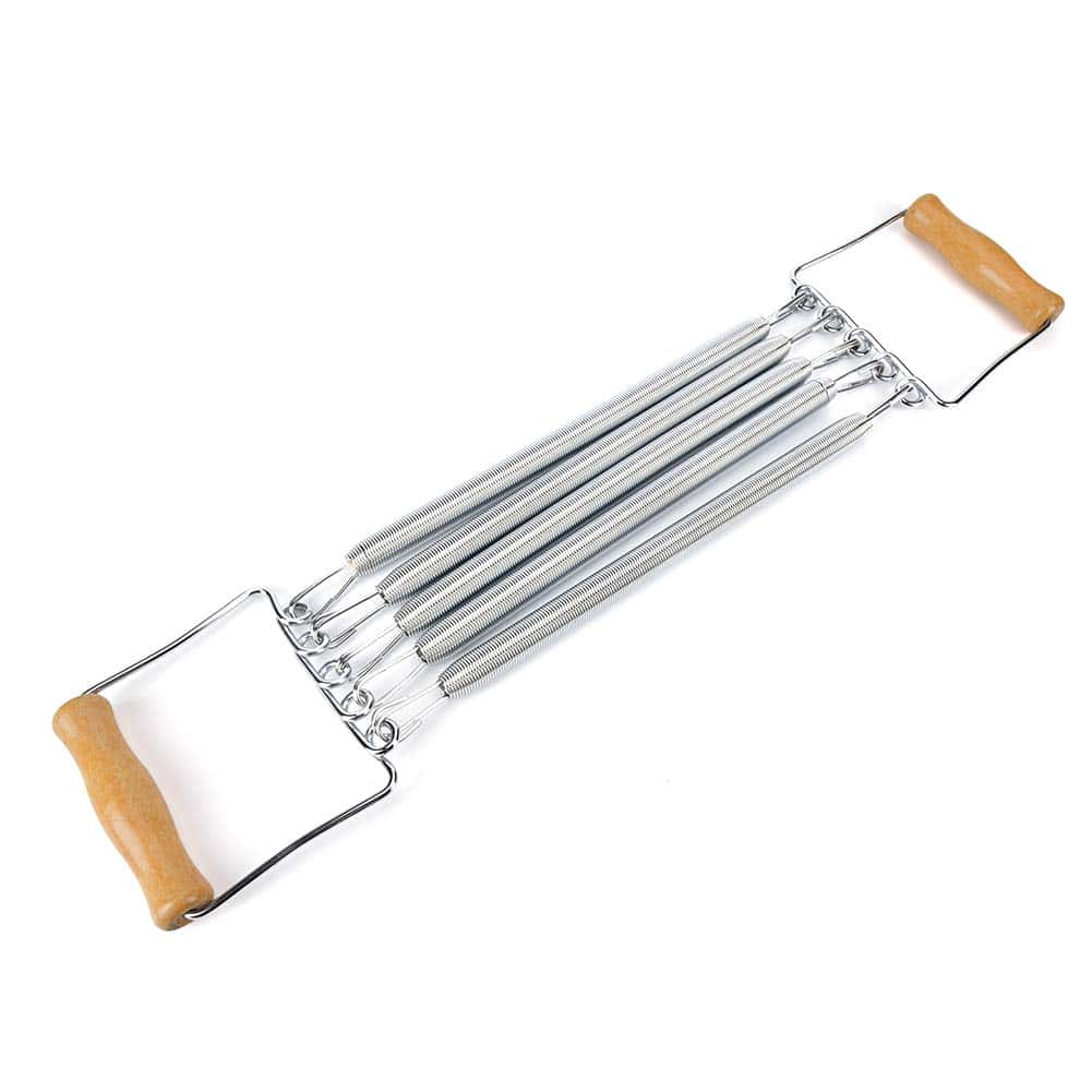 Expansor de Pecho Keenso, Mango de Madera con 5 Resortes