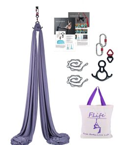 Kit de inicio de hamaca de yoga de seda aérea F.Life - 10