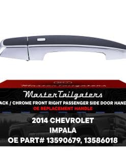 Manija de puerta exterior Master Tailgaters Negro/Cromo