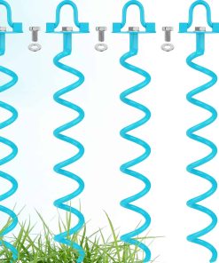 Anclajes de Tierra Grises de Gray Bunny de 16", Juego de 4
