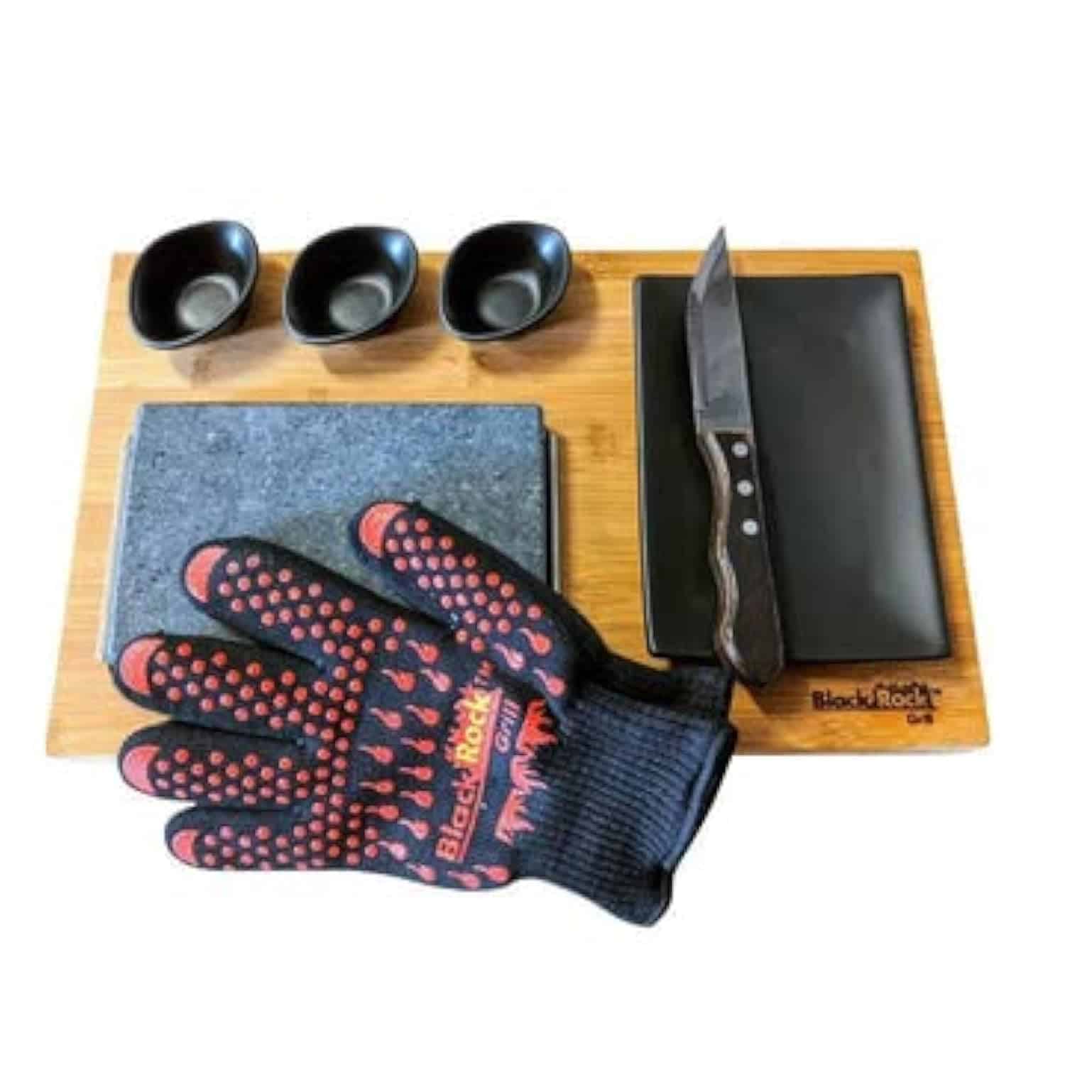 Juego de Parrilla de Piedra para Asar Black Rock Grill, Set