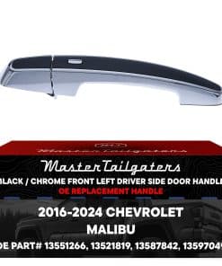 Manija de Puerta Exterior Master Tailgaters Negra/Cromo de