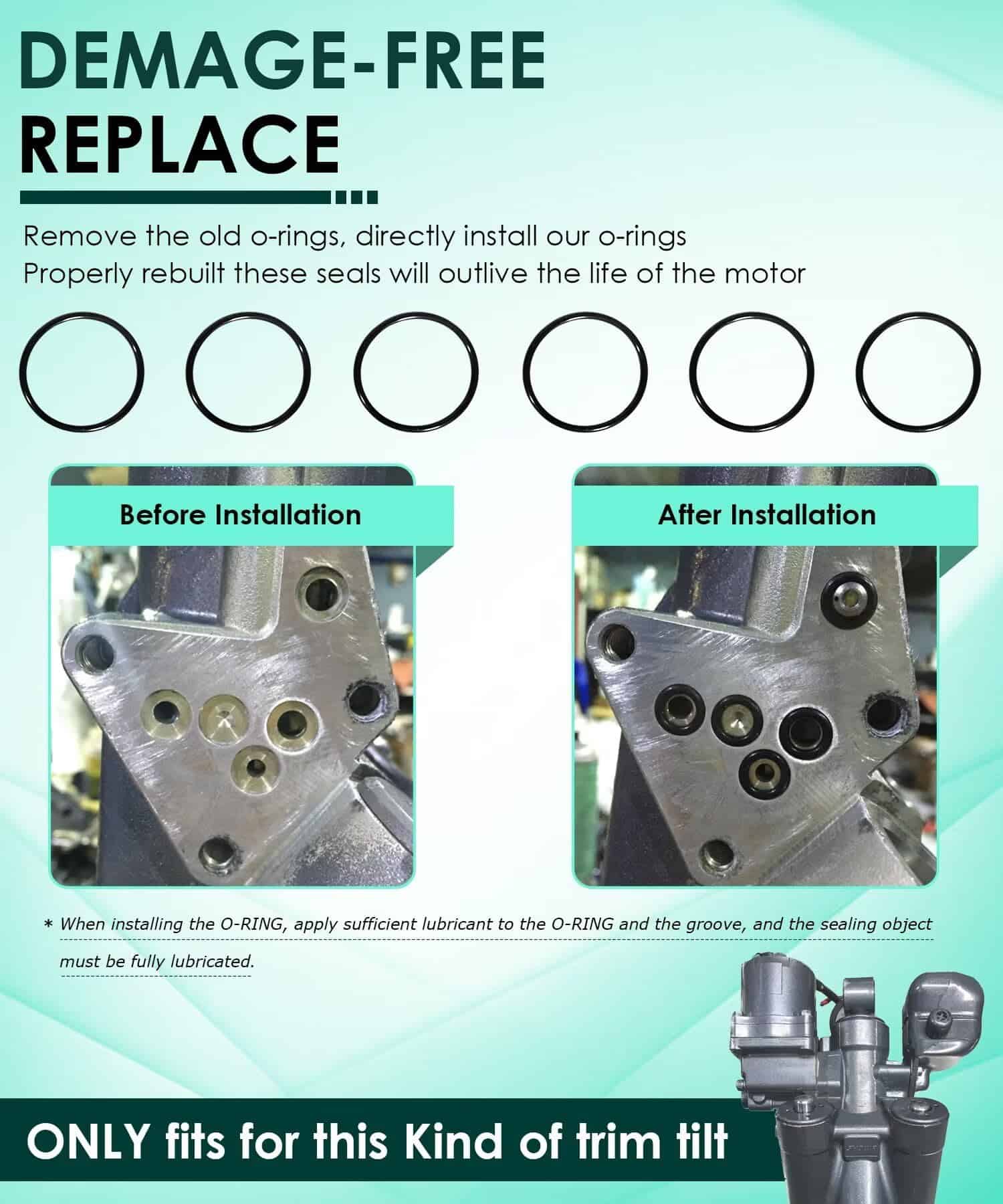 Kit de Sello de Inclinación y Elevación 1997 y posterior - Imagen 7
