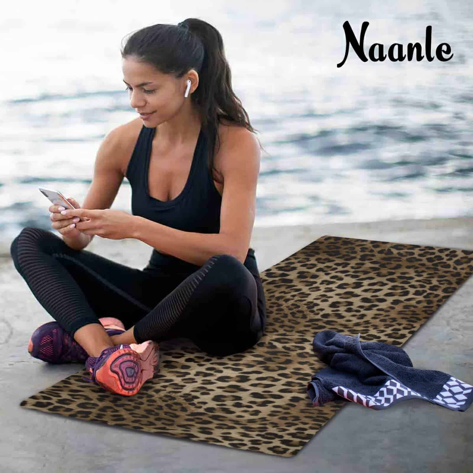 Tapete de Yoga Naanle con Bolsa de Transporte, Estampado de - Imagen 7