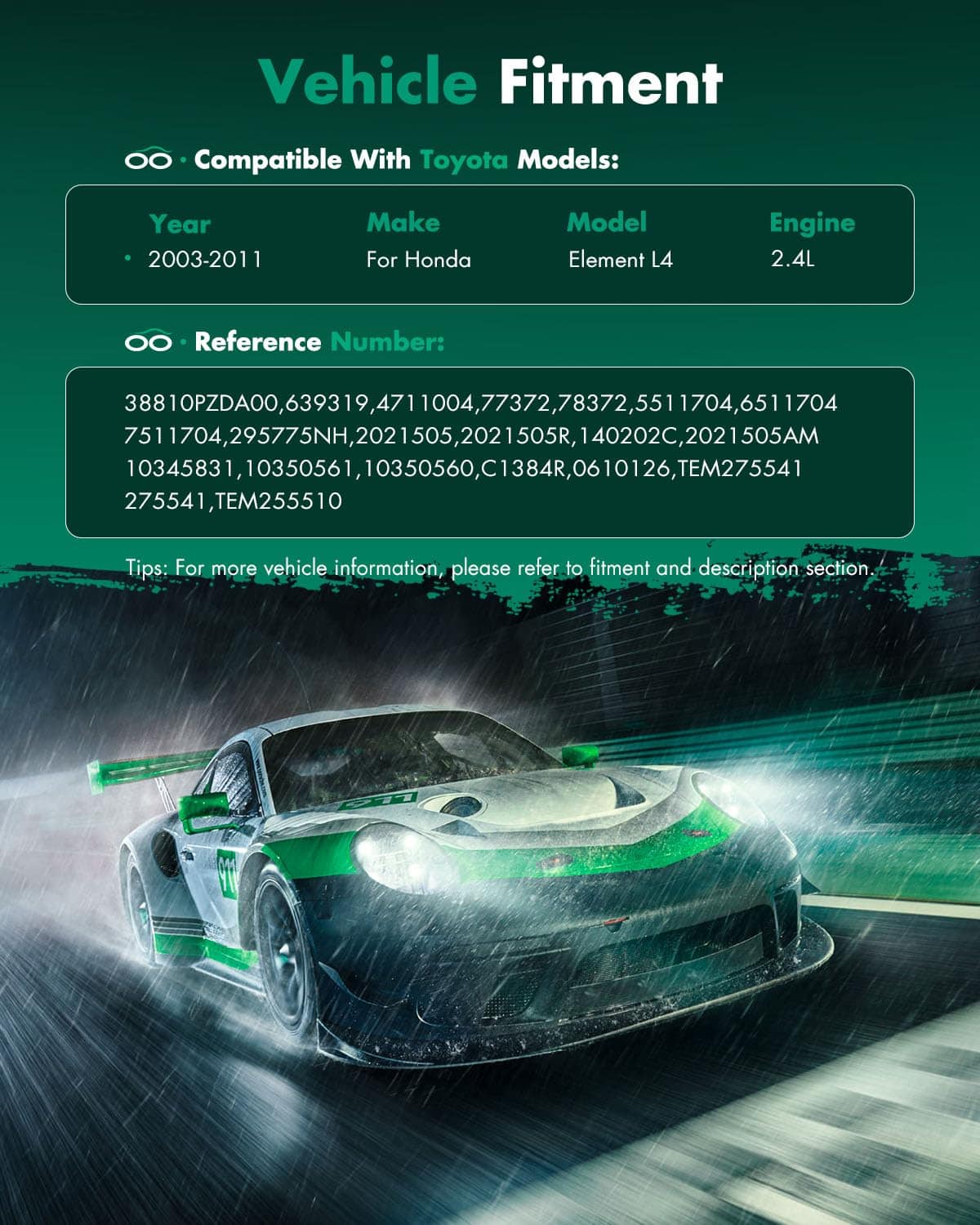 Compresor de Aire Acondicionado SCITOO para Honda Element - Imagen 3