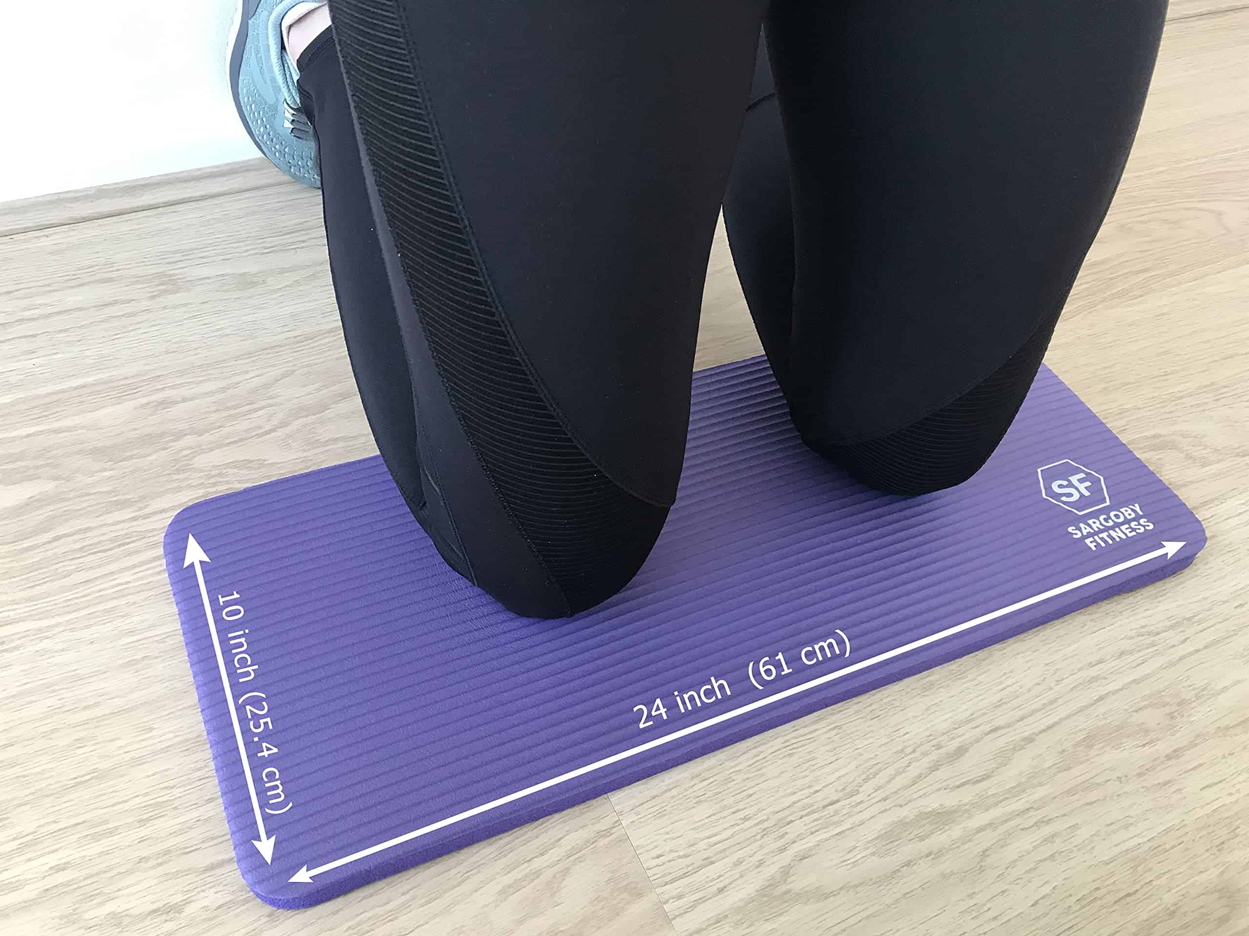 Sargoby Fitness Yoga Rodillera de 0.6 pulgadas de grosor - Imagen 3