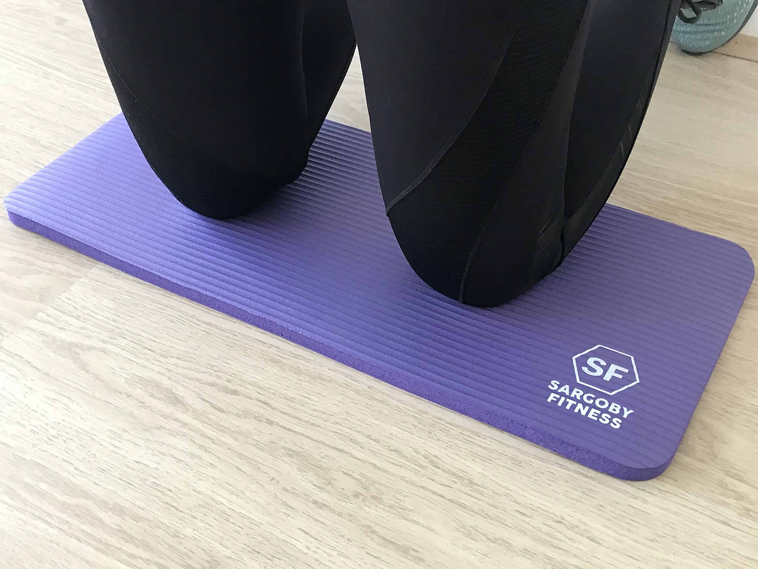 Sargoby Fitness Yoga Rodillera de 0.6 pulgadas de grosor - Imagen 7